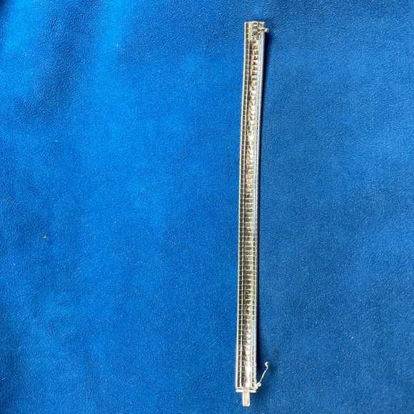 Vintage 925 Sterling Silver two tone Omega Milor bangle bracelet - Picture 2 of 6